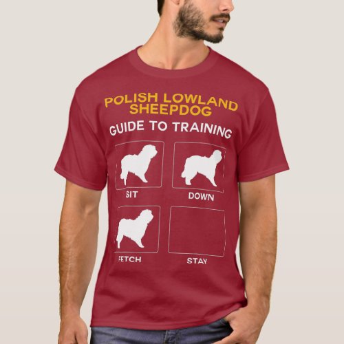 Polish Lowland Sheepdog Guide To Training Dog T_Shirt