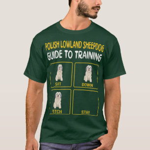 Polish Lowland Sheepdog Guide To Training Dog T-Shirt
