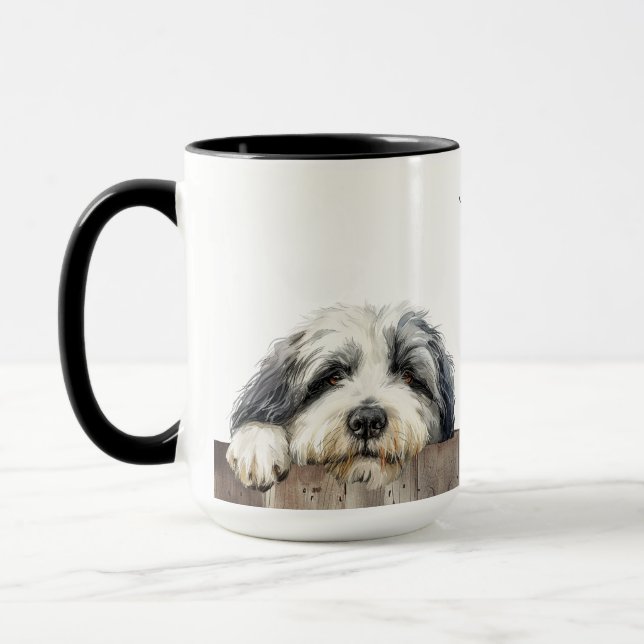 Polish Lowland Sheepdog Mug (Left)