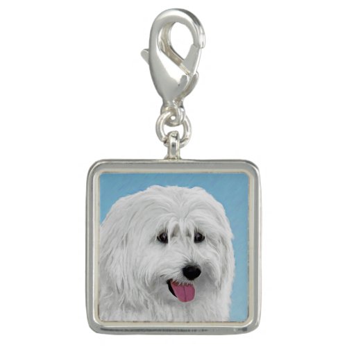 Polish Lowland Sheepdog Painting _ Dog Art Charm