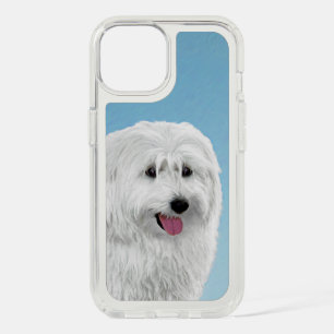 Polish Lowland Sheepdog Painting - Dog Art iPhone 15 Case