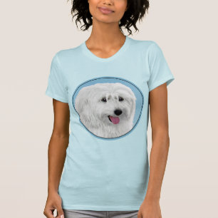 Polish Lowland Sheepdog Painting - Dog Art T-Shirt