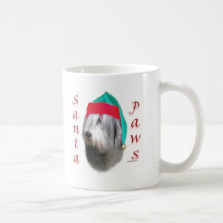 Polish Lowland Sheepdog Santa Paws Coffee Mug