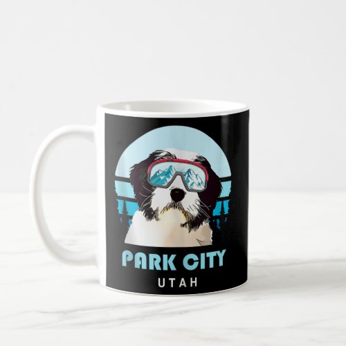 Polish Lowland Sheepdog Ski Park City Utah Dog Lov Coffee Mug