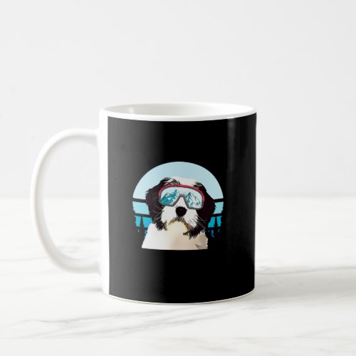 Polish Lowland Sheepdog Skiing Winter Ski Dog Love Coffee Mug