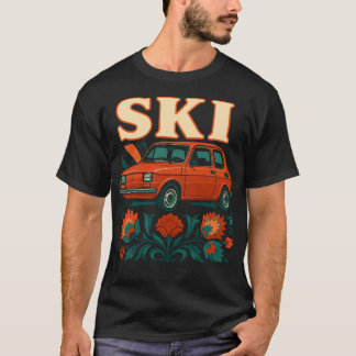 Polish Maluch Retro Folk Art T-Shirt