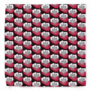Polish Map Flag Bandana