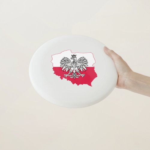 Polish Map Flag Frisbee