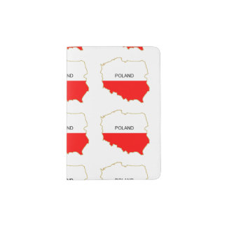 POLISH MAP PASSPORT HOLDER