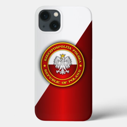 Polish Medallion iPhone 13 Case