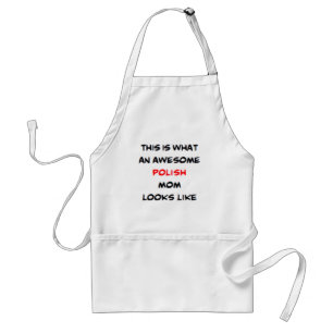 polish mom, awesome adult apron