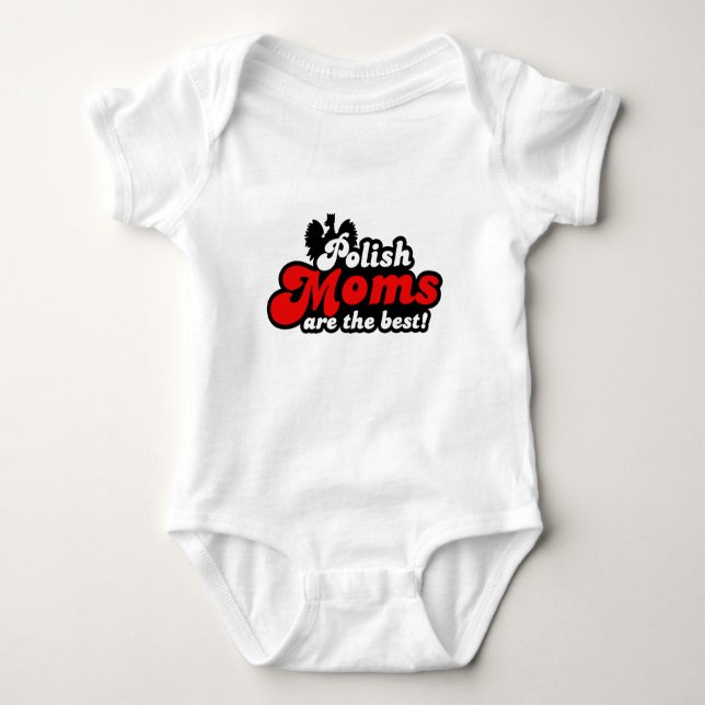 Polish Moms Baby Bodysuit (Front)