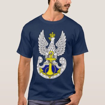 Polish Navy T-shirt by GrooveMaster at Zazzle