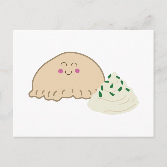 Polish Pierogi Postcard (Front)