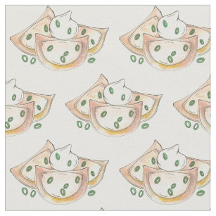 Polish Pierogies Dumpling Potato Pierogi Cuisine Fabric