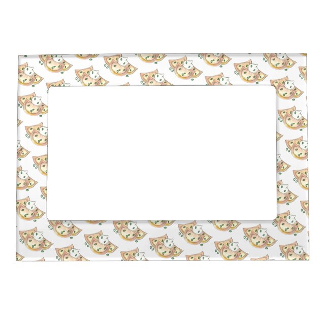 Polish Pierogies Dumplings Foodie Kitchen Decor Magnetic Photo Frame (Front)
