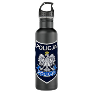 Polish Poland Police Policja  Stainless Steel Water Bottle