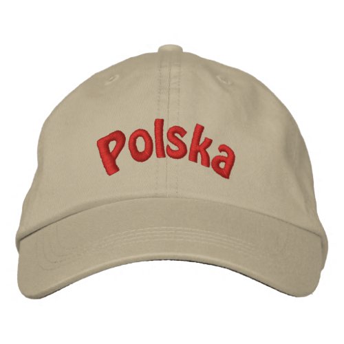Polish Polska Embroidered Baseball Cap
