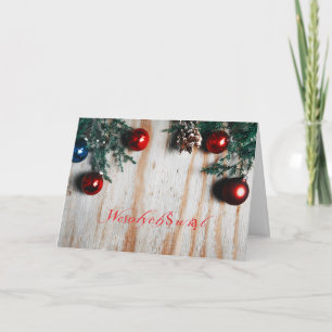 Polish/Polski - Merry Christmas/Wesołych Świąt Holiday Card