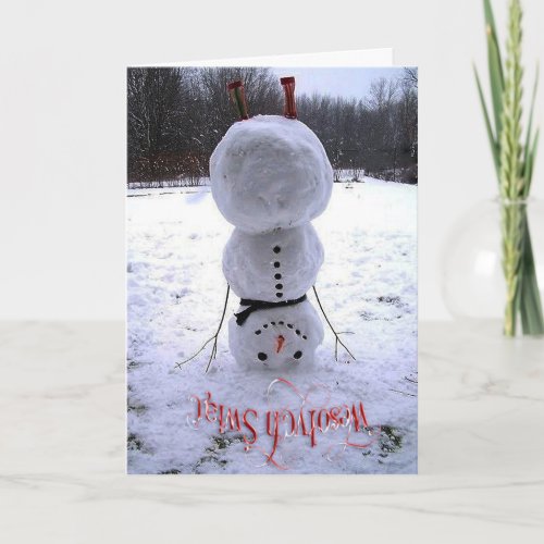 PolishPolski _ Merry ChristmasWesołych Świąt Holiday Card