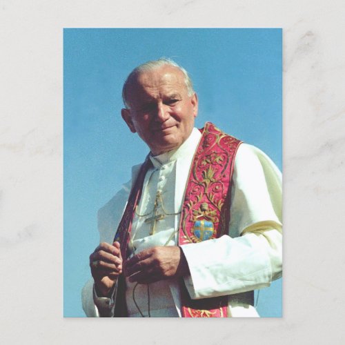 Polish Pope John Paul II Postcard
