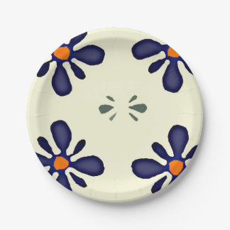 Polish Pottery Design Paper Plates