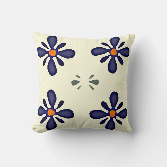 Polish Pottery Design Pillow (Front)