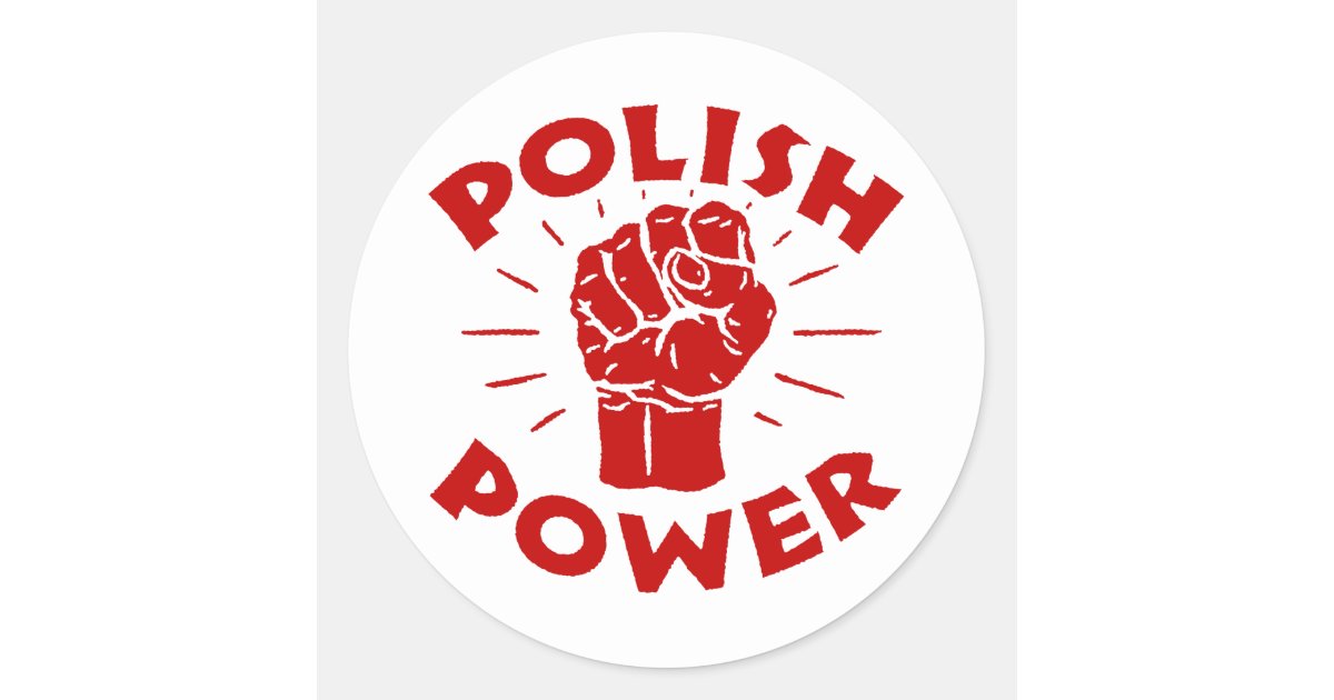 Polish Pride Classic Round Sticker