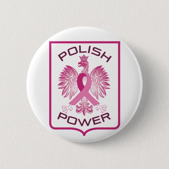 Polish Power Pinback Button (Front)