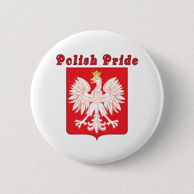 Polish Pride Eagle Button (Front)