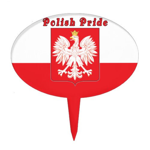 Polish Pride Eagle Cake Topper