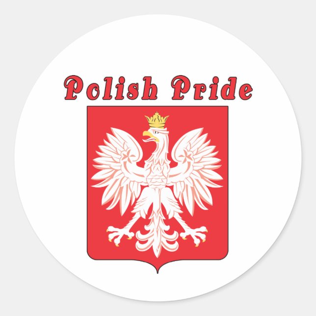 Polish Pride Eagle Sticker (Front)
