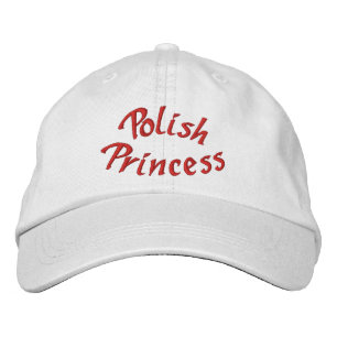 Polish Princess Cute Embroidered Baseball Hat