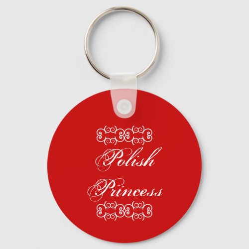 Polish Princess Cute Keychain