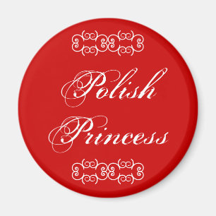 Polish Princess Cute Magnet