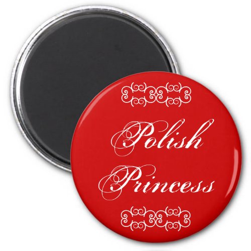 Polish Princess Cute Magnet