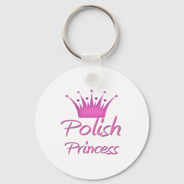 Polish Princess Keychain (Front)