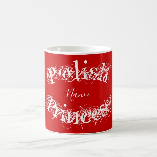 Polish Princess Personalized  Coffee Mug