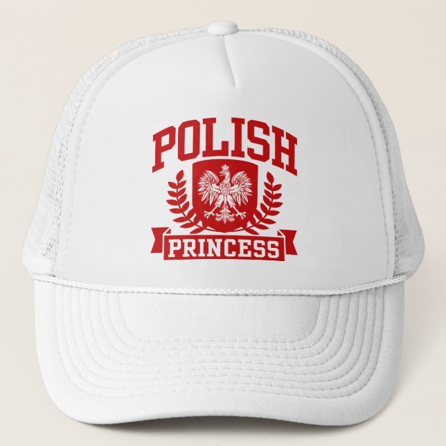 Polish Princess Trucker Hat (Front)