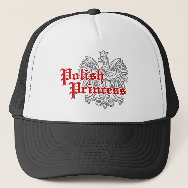 Polish Princess Trucker Hat (Front)