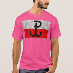 Polish PW Armia Krajowa Poland Pride Anchor  T-Shirt