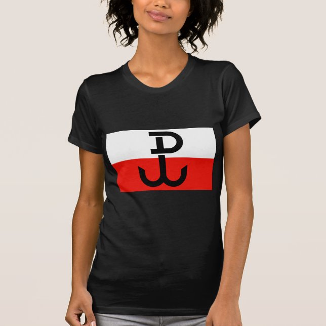 Polish Resistance Flag T-Shirt (Front)