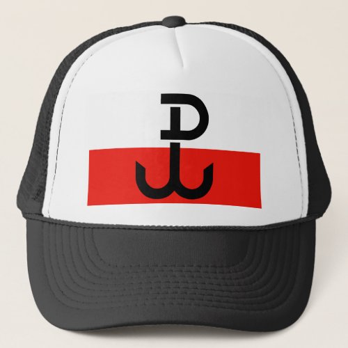 Polish Resistance Flag Trucker Hat