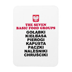 Polish Seven Food Groups Magnet