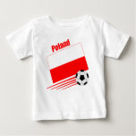 Polish Soccer Team Baby T-shirt at Zazzle