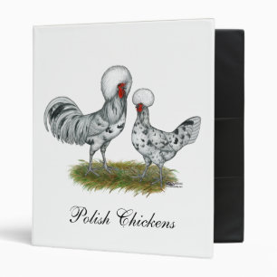 Polish Splash Chickens Binder