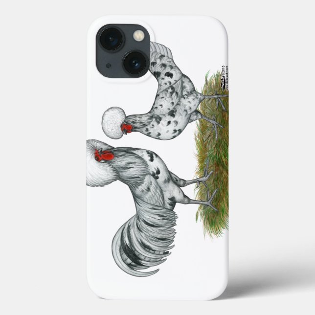 Polish Splash Chickens Case-Mate iPhone Case (Back)