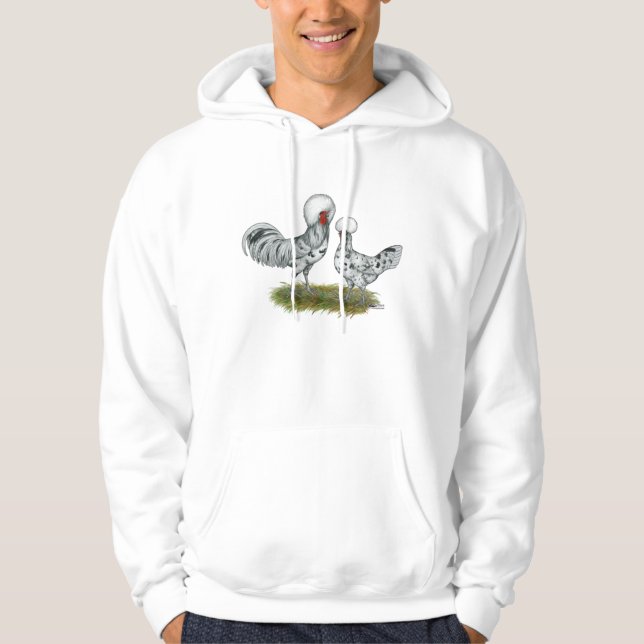 Polish Splash Chickens Hoodie (Front)