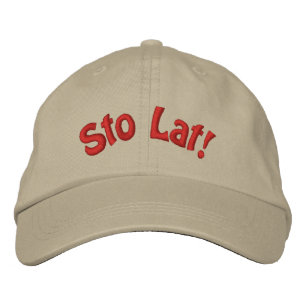 Polish Sto Lat Cute Embroidered Baseball Hat