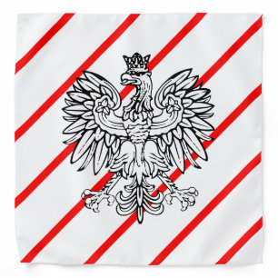Polish stripes flag bandana